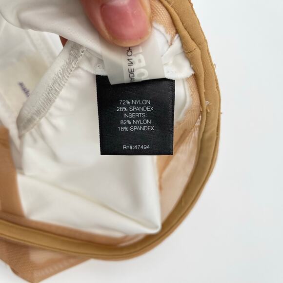 Norma Kamali | NWT Snake Mesh Bottom Swimsuit in White & Nude Mesh XS - Picture 10 of 12